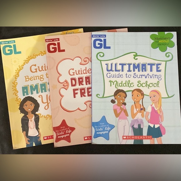 Set of 3 Girls Life books “drama free life”, “middle school”, “amazing you” NEW - Picture 1 of 10